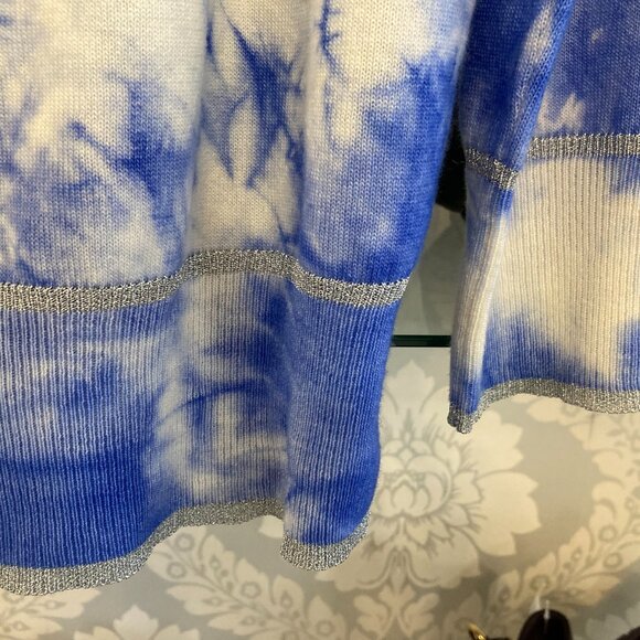 Balmain Tie Dye Crest Sweater - Size 8 - Picture 8 of 11